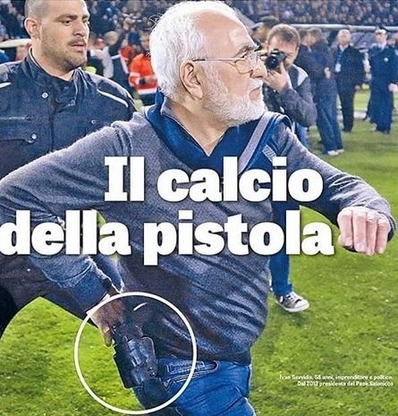 Gazzetta dello Sport: «Το ποδόσφαιρο του πιστολιού»!