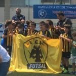 Σήκωσαν το Κύπελλο οι μικροί της ΑΕΚ (ΦΩΤΟ)