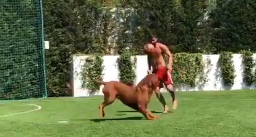 Ντριμπλάρει τον... σκύλο του ο Μέσι! (VIDEO)