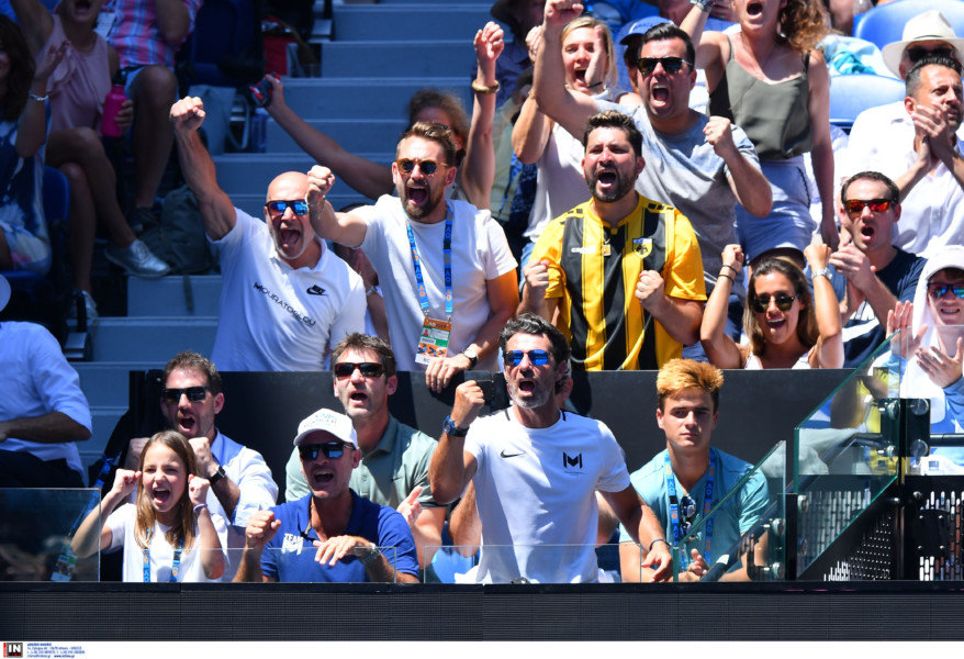 Τρελός ΑΕΚτζής με «κιτρινόμαυρη» φανέλα έβλεπε Τσιτσιπά στο Australian Open! (ΦΩΤΟ-VIDEO)