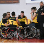 Εικόνες από τον αγώνα μπάσκετ με αμαξίδιο ΑΕΚ-Παναθηναϊκός