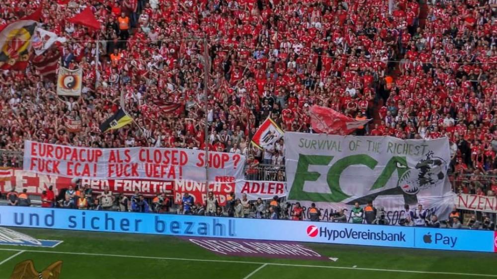 Νέα διαμαρτυρία των οπαδών της Μπάγερν: «Γαμ@@@@ UEFA» (ΦΩΤΟ)