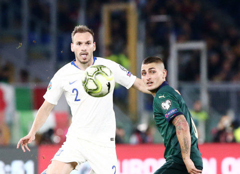Γκάφα Μπουχαλάκη στην ήττα της Ελλάδας (2-0) από την Ιταλία -Πολύ καλός ο Μπακάκης