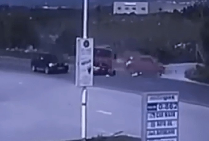 Τρομερό τροχαίο με πυροσβεστικό όχημα στο Τυμπάκι Ηρακλείου (VIDEO-ΦΩΤΟ)