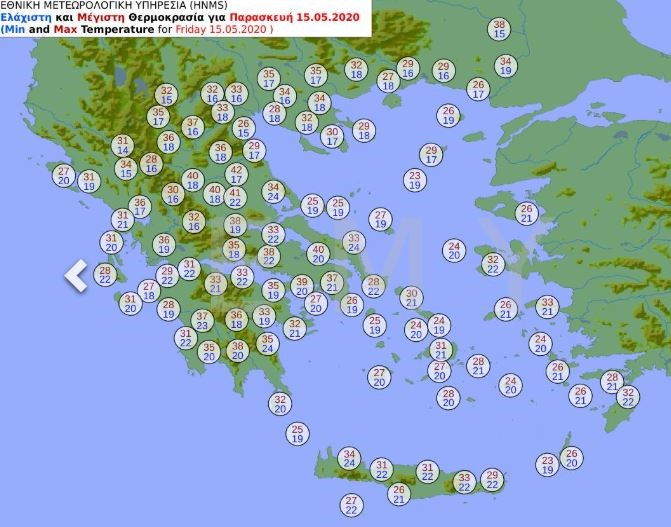 Καιρός: Καταφθάνει μαγιάτικος καύσωνας -Πού θα «χτυπήσει» 40άρια, οι χάρτες με τις θερμοκρασίες