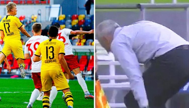 Ο Φαβρ τραυματίστηκε πανηγυρίζοντας το γκολ του Χάαλαντ (VIDEO)
