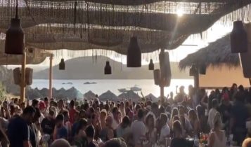 Μύκονος: Δύο μήνες «λουκέτο» και 20.000 ευρώ πρόστιμο στο beach bar που γινόταν χαμός! (VIDEO)