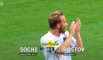 Το ματς της ντροπής για την Ροστόφ: Εχασε 10-1, ενώ προηγήθηκε