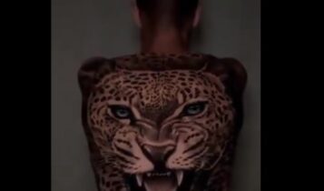 Πολιτάνο: Άρρωστο τατουάζ, γέμισε την πλάτη του με μια τίγρη! (VIDEO)