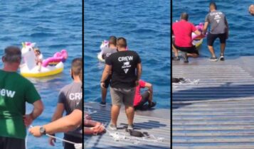 Αδιανόητο: Πλοίο στο Αντίρριο μάζεψε παιδάκι από τη θάλασσα (VIDEO)
