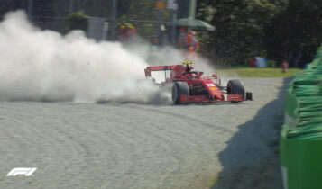 Formula 1: Διακοπή στο Grand Prix της Μόντσα -Είχε σοβαρό ατύχημα ο Λεκλέρκ (ΦΩΤΟ)