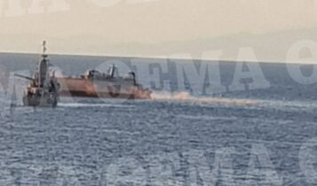 Θρίλερ με πλοίο του Πολεμικού Ναυτικού: Συγκρούστηκε και έχει πάρει κλίση έξω από το λιμάνι του Πειραιά