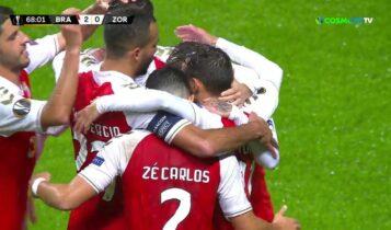 Europa League: Κέρδισε (2-0) τη Ζόρια η Μπράγκα (VIDEO)