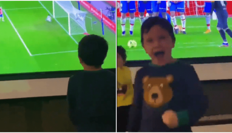 Μπαρτσελόνα: Ο μικρός Ματέο πανηγυρίζει σαν «τρελός» το γκολ του μπαμπά του (VIDEO)