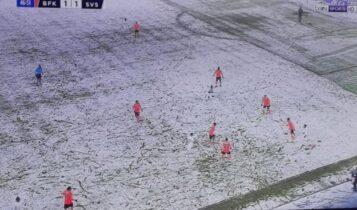 Οι παίκτες της Σίβασπορ… εξαφανίστηκαν: Έπαιζαν με λευκά στα χιόνια! (ΦΩΤΟ)