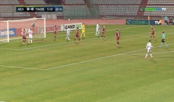 Λάρισα-ΠΑΟΚ 1-2: Ετσι μπήκαν τα γκολ (VIDEO)