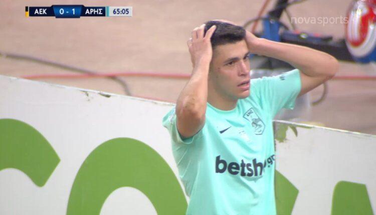 ΑΕΚ-Αρης: Ο Αθανασιάδης αποσόβησε το 0-2 (VIDEO)