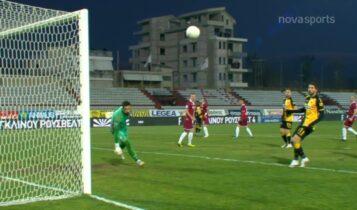 Λάρισα-ΑΕΚ: Μια ανάσα από το 0-3 με Λιβάι Γκαρσία (VIDEO)