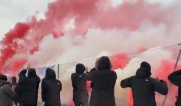 Ατλέτικο Μαδρίτης: «Σόου» των οπαδών με καπνογόνα στην προπόνηση (VIDEO)