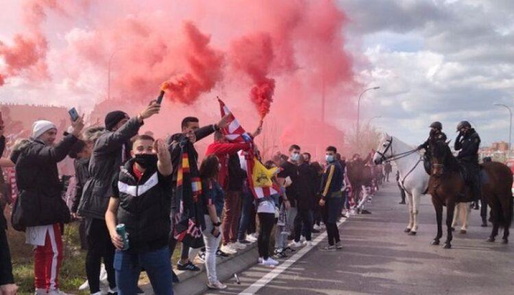 Ατλέτικο Μαδρίτης: Χαμός από 2.000 οπαδούς έξω από το «Wanda Metropolitano»! (VIDEO)