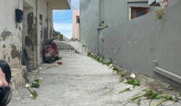 Σπάνε καρδιές: Έστρωσαν με λουλούδια το δρόμο που θα περάσει η σορός του μικρού Ζαχαρία