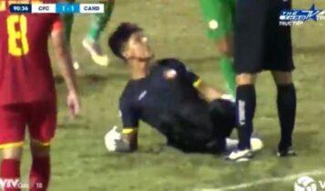 Τερματοφύλακας έγινε viral επειδή πανηγύρισε μπροστά στον διαιτητή μετά από πέναλτι (VIDEO)