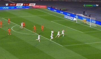 Τουρκία-Ολλανδία: Χλιαρό σουτ Γιλμάζ και 1-0 (VIDEO)