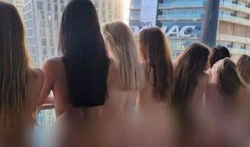 Ντουμπάι: Απέλαση για τα γυμνά μοντέλα που πόζαραν σε μπαλκόνι (VIDEO)