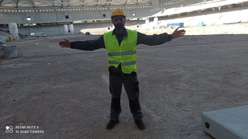 Αποκλειστικό: Ο Μπακαούκας εργάζεται στην «Αγιά Σοφιά-OPAP Arena» -«Ενιωσα δέος και συγκίνηση!» (ΦΩΤΟ)
