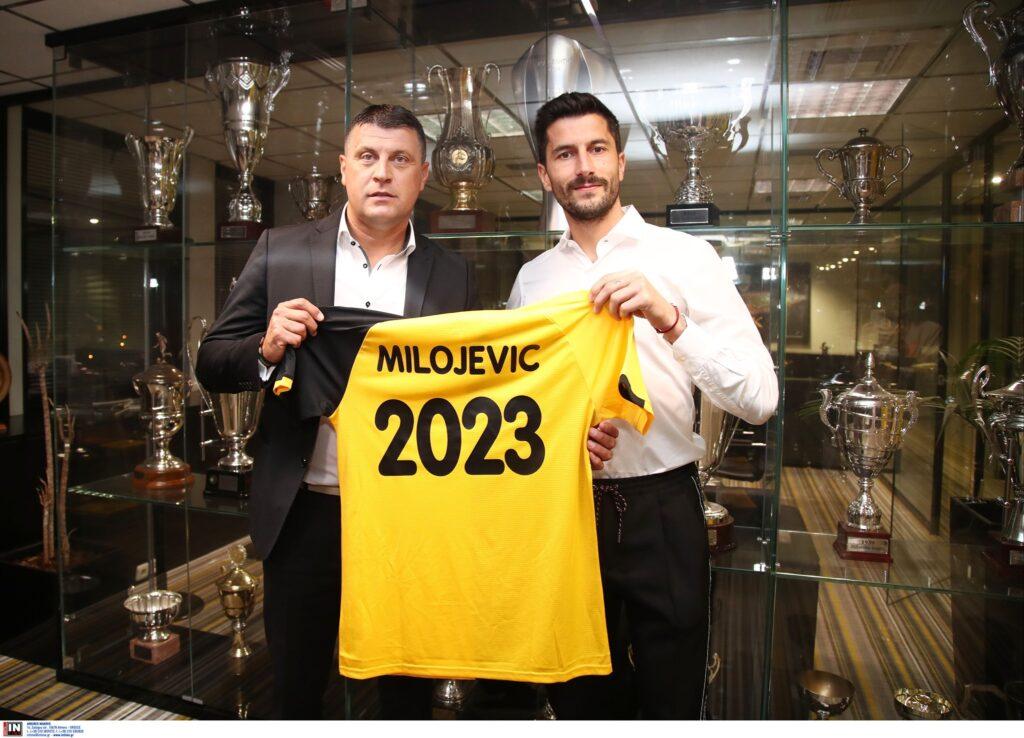 Εικόνες από τις υπογραφές Μιλόγεβιτς στην ΑΕΚ!