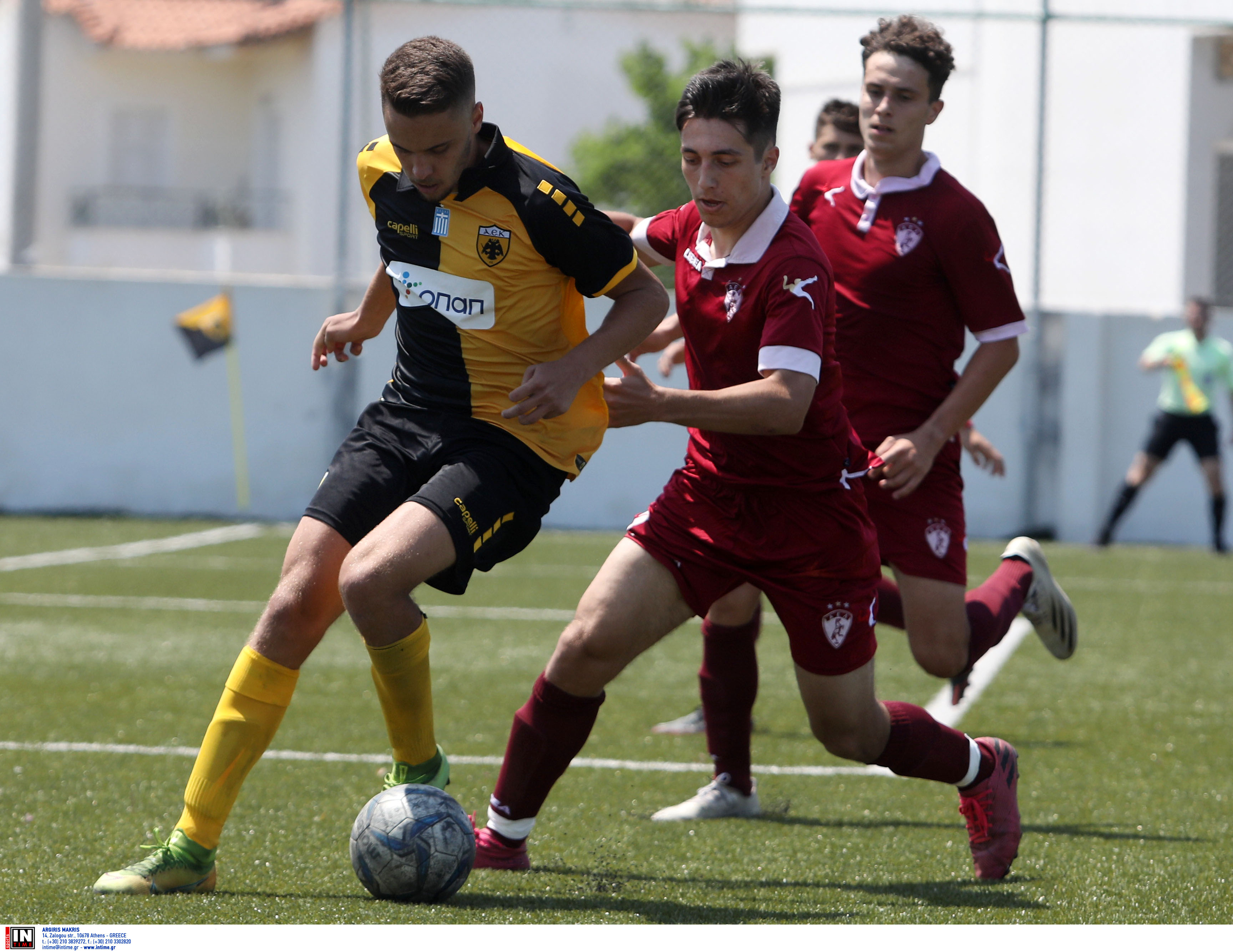 Εικόνες από το ματς της Κ19 ΑΕΚ-Λάρισα