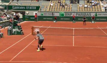 Rolland Garros: Φανταστικό drop shot του Μπούμπλικ επί του Μεντβέντεφ (VIDEO)