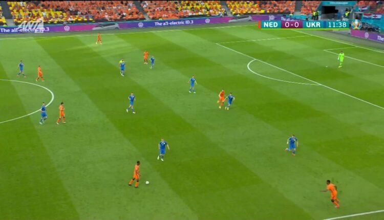 EURO 2021: Οι Ολλανδοί είχαν συνεχή κατοχή για 116 δευτερόλεπτα απέναντι στην Ουκρανία (VIDEO)