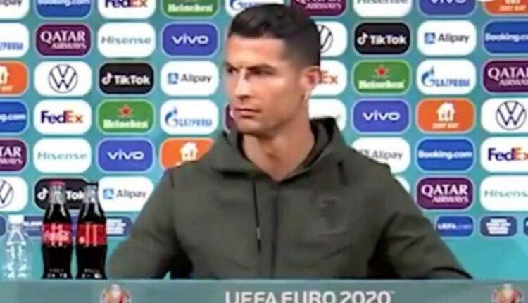 EURO 2021: Ο Κριστιάνο Ρονάλντο «στράβωσε» με την Coca Cola (VIDEO)