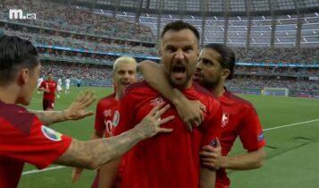 Ελβετία - Τουρκία: Εκανε το 1-0 με ωραίο γκολ ο Σεφέροβιτς (VIDEO)