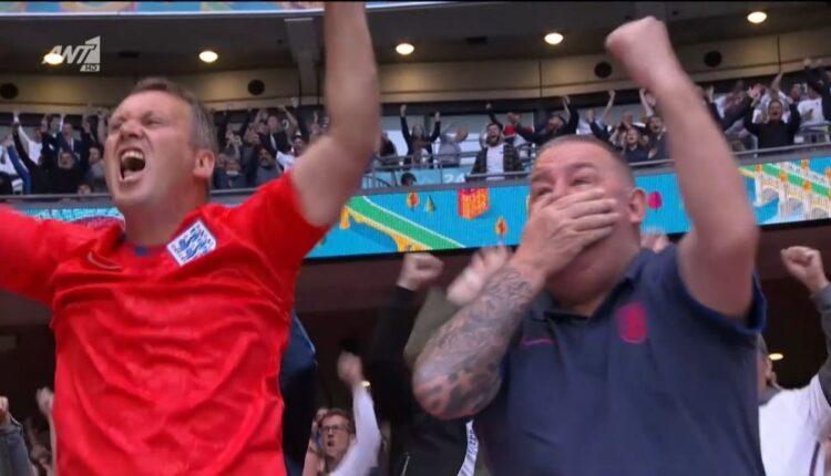 EURO 2021: Αγγλος οπαδός κόντεψε να χάσει τη μασέλα του στους πανηγυρισμούς (VIDEO)