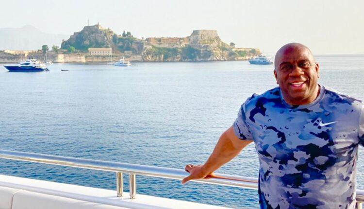 Μάτζικ Τζόνσον: Κάνει διακοπές στην Κέρκυρα (VIDEO)