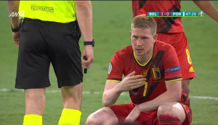 EURO 2021: Αποχώρησε τραυματίας ο Ντε Μπρόινε (VIDEO)