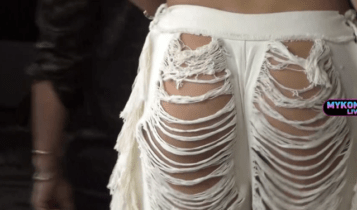 Μύκονος: Σχεδόν... γυμνές στα Ματογιάννια (VIDEO)