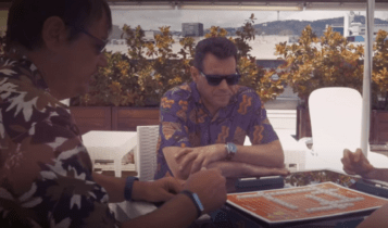 Euroleague: VIDEO έπος με Ιτούδη, Αταμάν, Σάρας και Μεσίνα να παίζουν σκραμπλ στην πισίνα! (VIDEO)