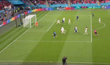 EURO 2021: Δοκάρι ο Εμερσον από πλάγια θέση (VIDEO)