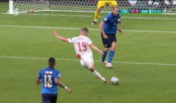EURO 2021: Αστοχος ο Όλμο, «κρέμασε» τον Ογιαρθάμπαλ (VIDEO)