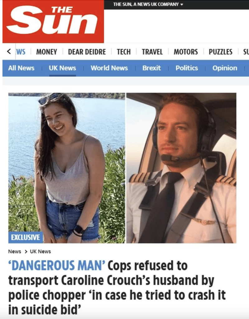 The Sun για Γλυκά Νερά: «Οι αστυνομικοί δεν μετέφεραν από την Αλόννησο τον συζυγοκτόνο με ελικόπτερο γιατί φοβοντούσαν ότι θα το ρίξει για να αυτοκτονήσει»
