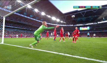 EURO 2021 - Αγγλία - Δανία: Φανταστική εκτίναξη Σμάιχελ στη κεφαλιά του Μαγκουάιρ (VIDEO)