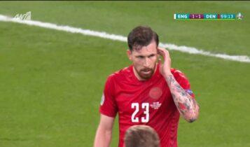 EURO 2021 - Αγγλία - Δανία: Παραλίγο νέο αυτογκόλ, αυτή τη φορά από τον Χόιμπιεργκ(VIDEO)