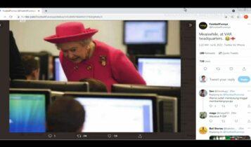 EURO 2021, Αγγλία - Δανία : Oταν η Βασίλισσα... επισκέφθηκε το VAR! (VIDEO)