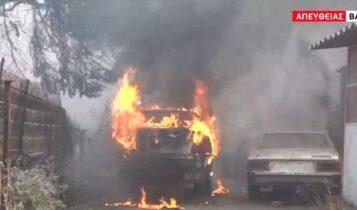 Φωτιά στη Βαρυμπόμπη: Στάχτη περιουσίες και αυτοκίνητα (VIDEO)