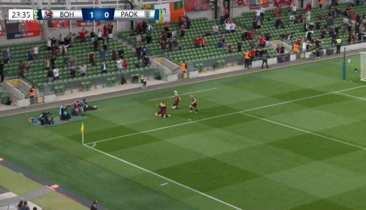 Μποέμιανς-ΠΑΟΚ: Εκαναν το 1-0 νωρίς οι Ιρλανδοί! (VIDEO)