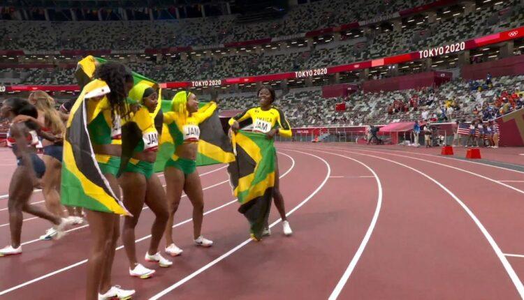 Ολυμπιακοί Αγώνες-4Χ100 σκυταλοδρομία γυναικών: Χρυσό μετάλλιο για την τρομερή Τζαμάικα (VIDEO)