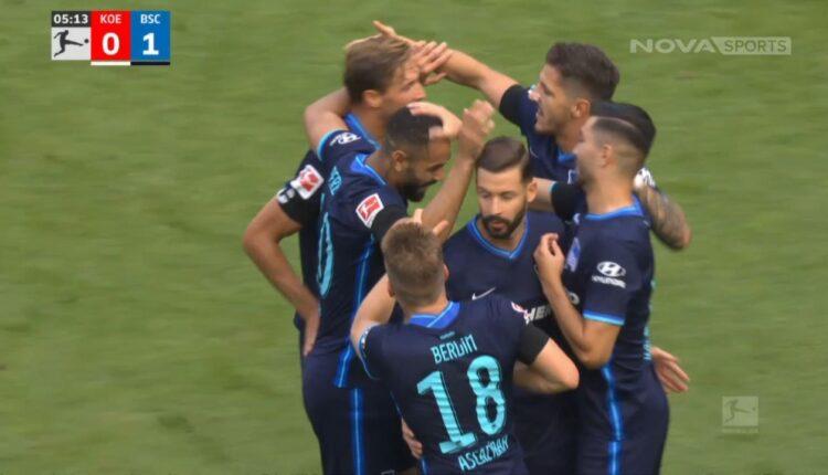 Κολωνία-Χέρτα: Το 0-1 πολύ νωρίς ο Γιόβετιτς (VIDEO)